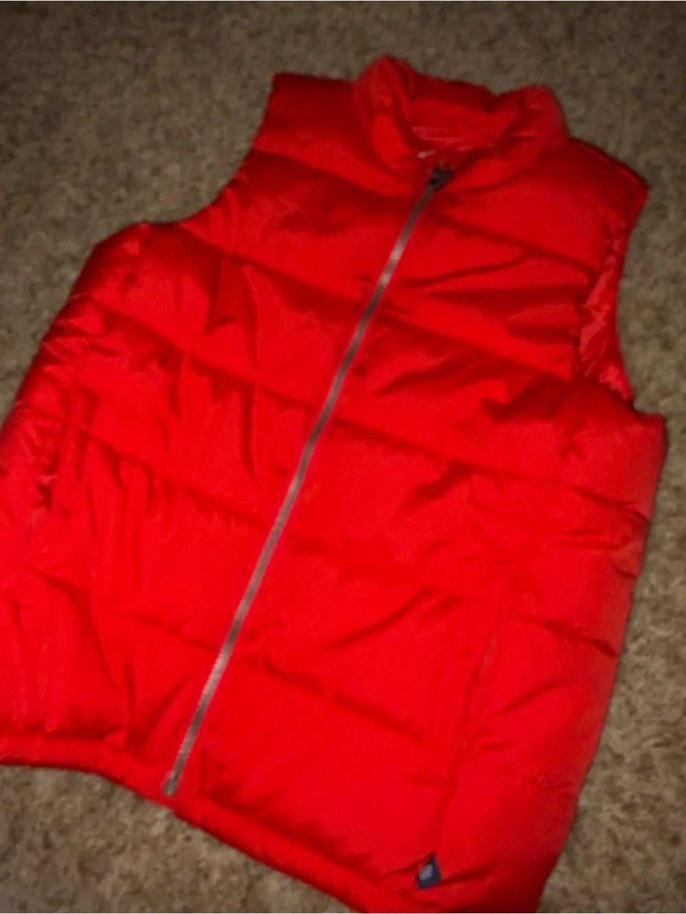 GAP Bright Red Quilted Puffer Vest for Kids